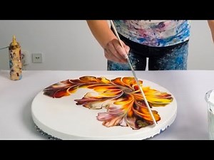 PHOENIX RISING❤️‍🔥🔥 ~ Exceptional Acrylic Pour Painting / Fluid Art