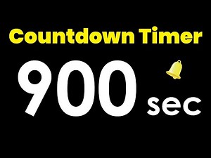 900 second Countdown Timer with Alarm #timerstore #900s #countdown