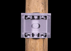 Universal Round Pole Adapter for a Double Duplex Electrical Box - Etsy