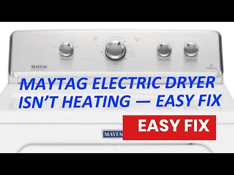 ✨ MAYTAG ELECTRIC DRYER ISN’T HEATING —EASY FIX ✨