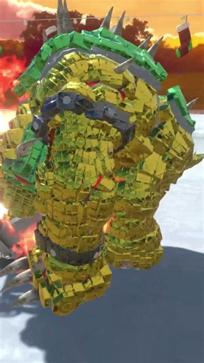 BOWSER VS ASSASSINO CAPPUCCINO Animal Revolt Battle Simulator #battle