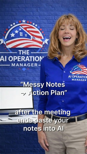 Fix Messy Meeting Notes Fast #operationsmanager #meetingnotes #productivity