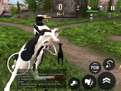 Goat 🐐 Simulator MMO Where to find the secret cow 🐮 farm.