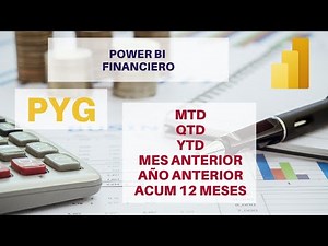 Añadiendo Time Intelligence a Cuenta de PyG Creada en Matriz de Power BI
