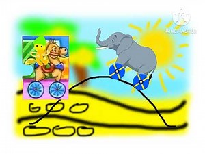 Baby TV Art: Elephant With Wheels