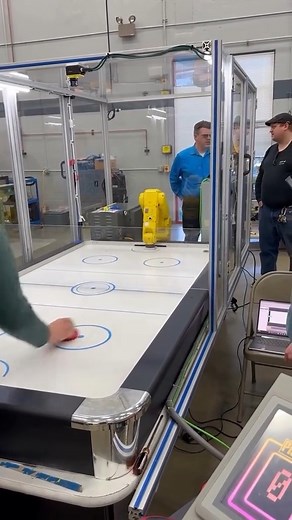 8.5K views · 77 reactions | Man vs Robot in table tennis! 烙 Who's...