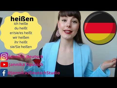 German verbs: heiß (conjugation)