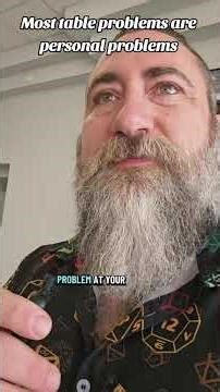 Table problems are usually personal problems in D&D#dmadvice #dnd #dmtips #dungeonmaster