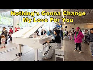 Nothing’s Gonna Change My Love for You | Street Piano Performance That Stopped Everyone