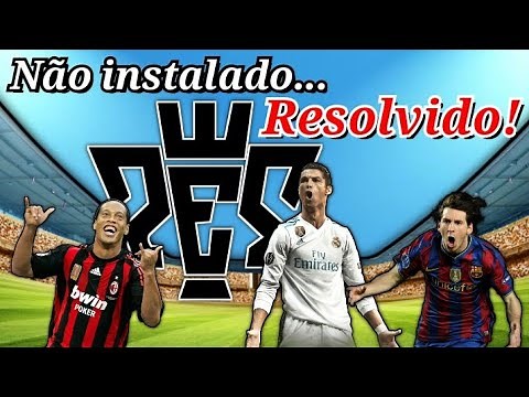 COMO CORRIGIR ERRO O PRO EVOLUTION SOCCER NÃO ESTÁ INSTALADO