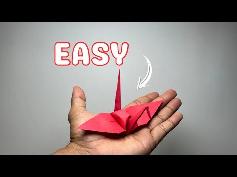 Origami Crane Tutorial: Traditional Japanese Orizuru