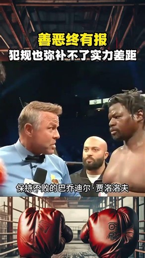 善恶到头终有报，欺软怕硬的拳手，终于被900磅的重拳教育了 #格斗