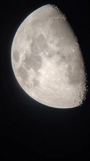 Zooming Test on Moon with Celestron Nexstar 4SE #astrophotography #moonwalk #space