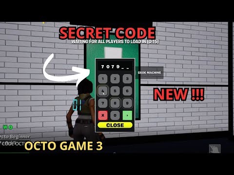 OCTO GAME 3 FORTNITE CREATIVE MAP SUNDAYCW / How to get the boss mask secret code TUTORIAL code