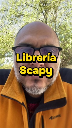 Librería scapy #python #coding #programming #reto #pygano