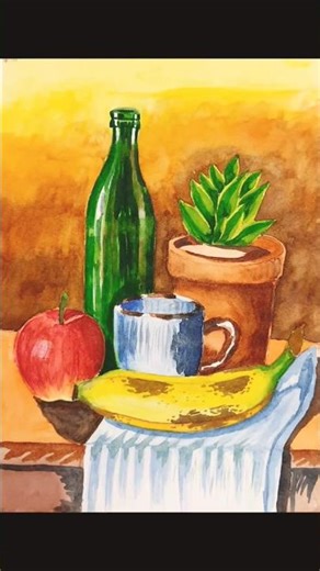 3D still life painting tutorial | #sketchful #art #painting #drawing#shortsfeed #shortvideo #short