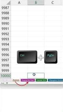 Excel Tips #184: Stop Scrolling in Excel! 3 Navigation Shortcuts You Must Know
