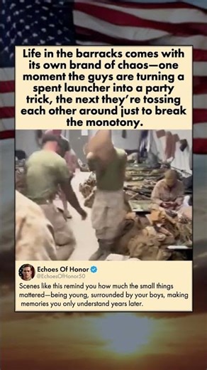 Life in the barracks comes with its own brand of chaos