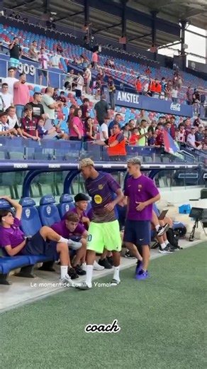 Lamine Yamal's Training Moments with Messi and Coach