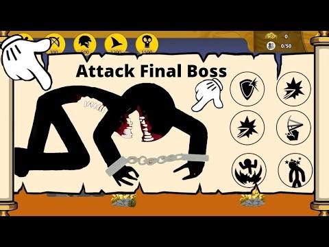 SUMMON FINAL BOSS ATTACK ZOMBIE LEADER FULL POWER - HACK STICK WAR LEGACY