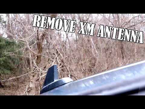 HOW TO REMOVE OnStar XM ANTENNA TUTORIAL - 2007-2022 Chevrolet Silverado / GMC Sierra