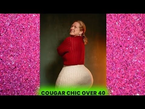 Cougar Chic Over 40 | Natural Older Women Fashion Styles | Lookbook Ep:361