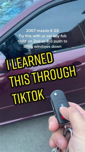 Mazda 6 Key Fob Window Opening Tricks