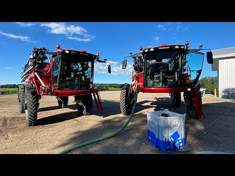 How to start a job and go spray. Horsch Leeb 6300 VL and Raven Viper 4