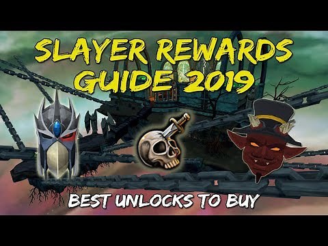Slayer Rewards Guide 2019 | What Unlocks to Buy! [Runescape 3]