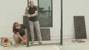 OUTDECO 24 in. x 48 in. Galvanized Steel Privacy Panel Frame Kit (Specific for OD Hardwood Composite Decorative Panels) ODCC24-95