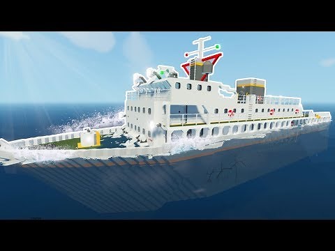 SINKING COAST GUARD SHIP! - Stormworks Multiplayer Gameplay - Sinking Ship Survival Game