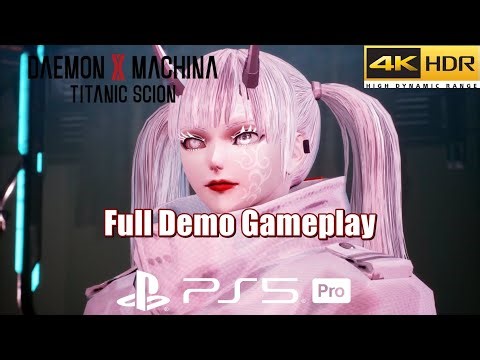 Daemon X Machina Titanic Scion Full Demo Gameplay PS5 Pro 4K HDR 60 FPS