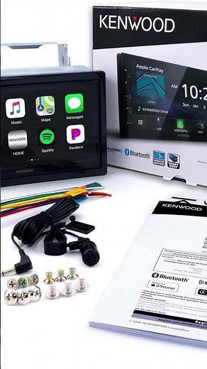 Kenwood DMX4707S 6.8” Digital Media Touchscreen Receiver | Apple CarPlay & Android Auto