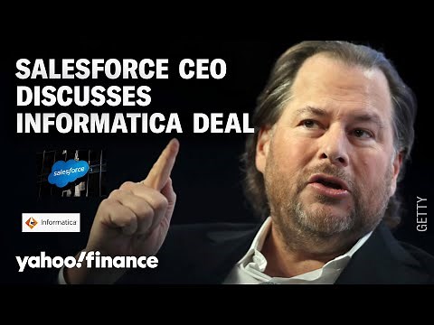 Salesforce CEO Marc Benioff on $8B Informatica deal, AI strategy