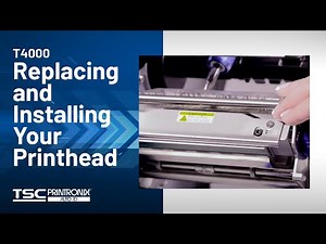Printronix Auto ID T4000 Printer: Replacing and Installing Your Printhead