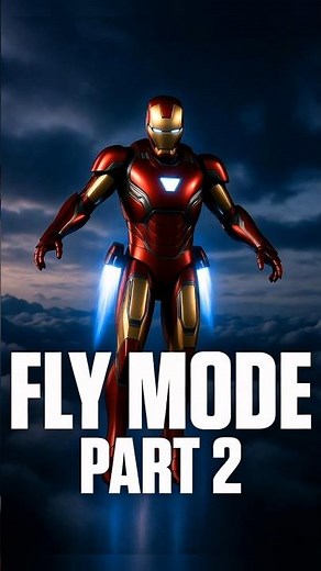 Iron Man Flying Above Clouds ☁️🚀 (Part 2 AI Transformation)