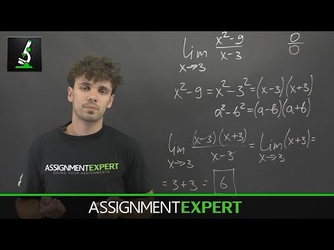 Limits of Rational Functions - indeterminate 0/0