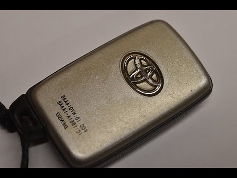 2006 - 2012 Toyota Camry / Highlander Key Fob Battery Replacement - EASY DIY