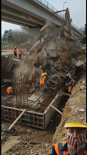 From strength to rubble in a heartbeat! ⏱️🏗️