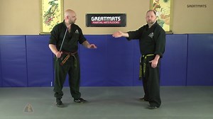Let's see how a figure 4 armlock can be used to defend against a haymaker or attack using a blunt object. Here, Tactical Hapkido Grandmaster Barry Rodemaker demonstrates the application of this joint lock in the sixth video of his Greatmats Self Defense Training Series. Train over Greatmats Martial Arts Mats - available at https://www.greatmats.com/martial-arts-mats.php! | Greatmats.com