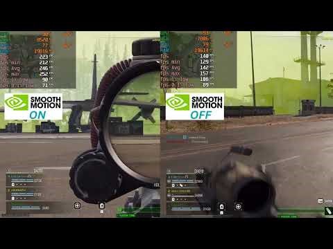 CALL OF DUTY - Smooth Motion NVIDIA - RTX 5060 Ti + i9-12900k - ON versus OFF