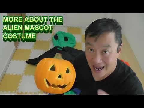 HOW TO WEAR AND SET UP THE INFLATABLE ALIEN MASCOT COSTUME & OTHER INFORMATION ABOUT IT#HALLOWEEN
