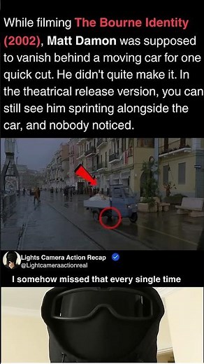The Bourne Identity Movie Mistake Hidden in Plain Sight