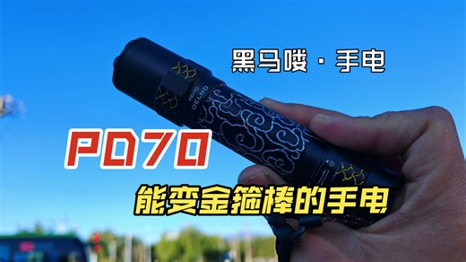 【老白】能变金箍棒的手电——DELNO PD70