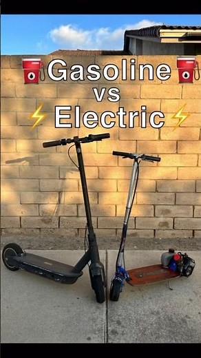 Part 1. Electric vs goped scooter #goped