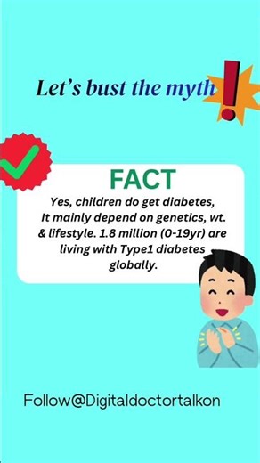 Diabetes in children., #fact # #diabetescare , #diabeticfacts