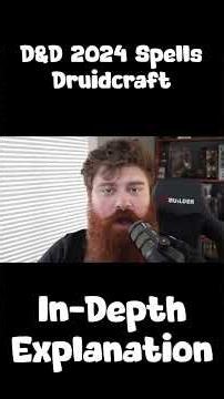 In-Depth D&D Spell Explanations - Druidcraft | 2024 Edition