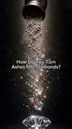 How do you turn ashes into diamonds? #funeral #funeralhome #funeralservice