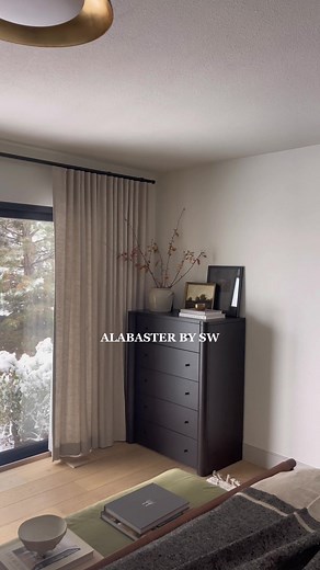 Alabaster - The Perfect White Paint Color for an Organic Modern Look
