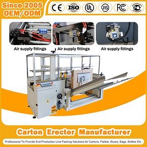 [Hot Item] Box Opening Machine Carton Former Bottom Folding Box Case Carton Erector Manufacturer for Kraft/Box Board/Corrugated Base/Newsprint/Writing Paper Industry